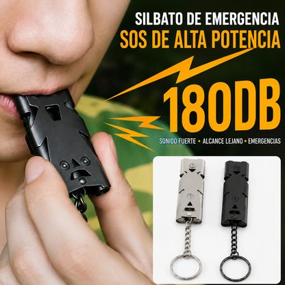 SILBATO DE EMERGENCIA SOS DE ALTA POTENCIA 180DB