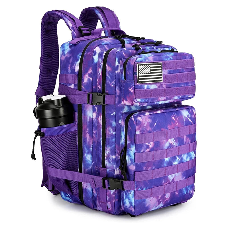 MOCHILA TÁCTICA IMPERMEABLE PARA CAMPING, SENDERISMO Y USO EXTERIOR