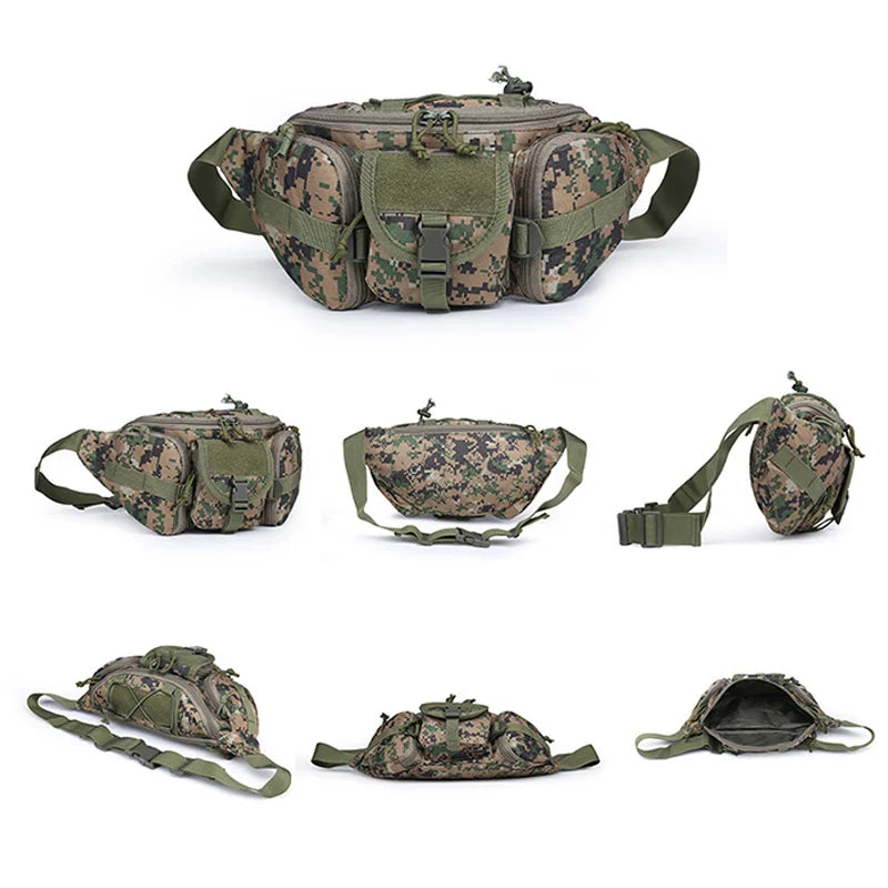 RIÑONERA TÁCTICA IMPERMEABLE PARA EXTERIOR Y USO DIARIO