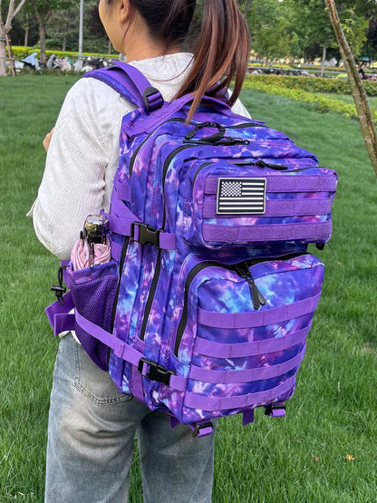 MOCHILA TÁCTICA IMPERMEABLE PARA CAMPING, SENDERISMO Y USO EXTERIOR