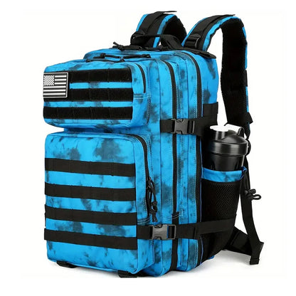 MOCHILA TÁCTICA IMPERMEABLE PARA CAMPING, SENDERISMO Y USO EXTERIOR