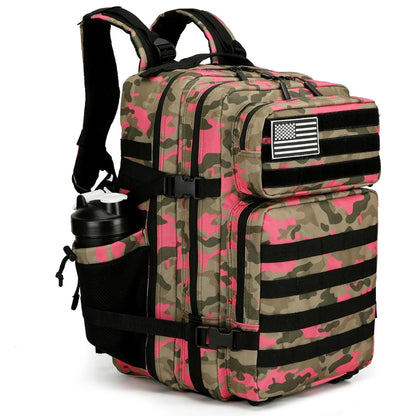 MOCHILA TÁCTICA IMPERMEABLE PARA CAMPING, SENDERISMO Y USO EXTERIOR