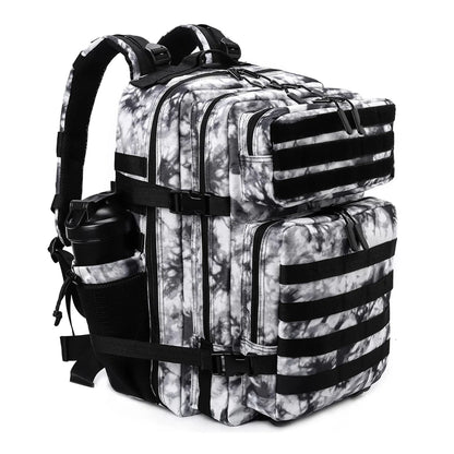 MOCHILA TÁCTICA IMPERMEABLE PARA CAMPING, SENDERISMO Y USO EXTERIOR