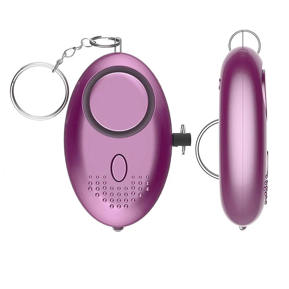 ALARMA PERSONAL DE EMERGENCIA 130DB CON LLAVERO DE SEGURIDAD