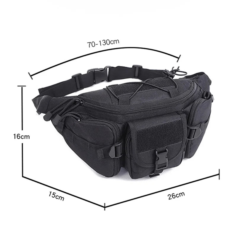 RIÑONERA TÁCTICA IMPERMEABLE PARA EXTERIOR Y USO DIARIO