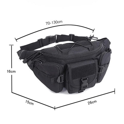 RIÑONERA TÁCTICA IMPERMEABLE PARA EXTERIOR Y USO DIARIO